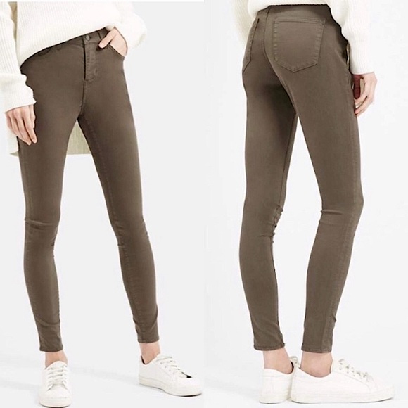 Topshop Pants - Topshop Moto Leigh Olive Green Skinny Pants
